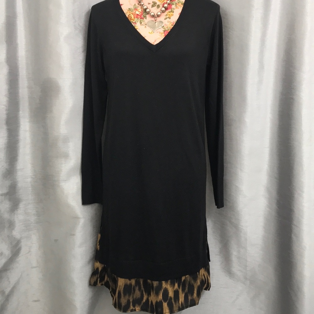 Animal Print Knit Dress NWOT